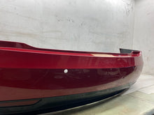 ⭕ 2016-2020 Tesla Model S MS Rear Bumper Cover Red w/ Park Sensor Holes Assembly