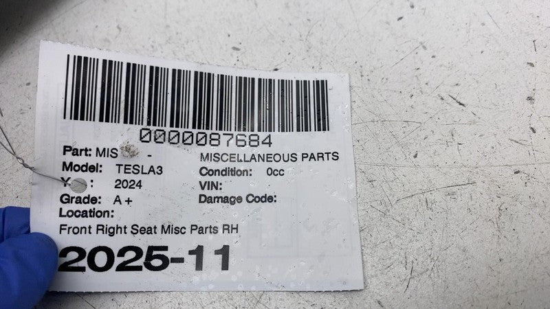 ⭕ 2024-2025 Tesla Model 3 M3 Front Right Seat Lower Cushion w/ Lower F