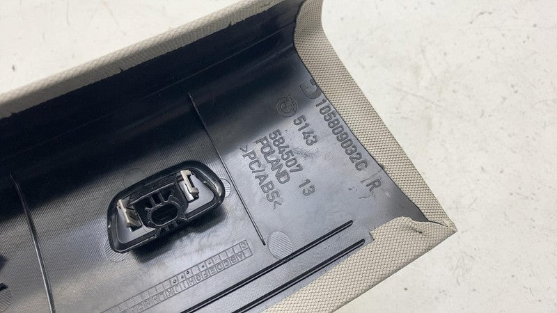 7306606-13 ⭕ 2018 BMW i3 I01 Front Right A-Pillar Upper Trim Cover Panel w/ Speaker Tweeter
