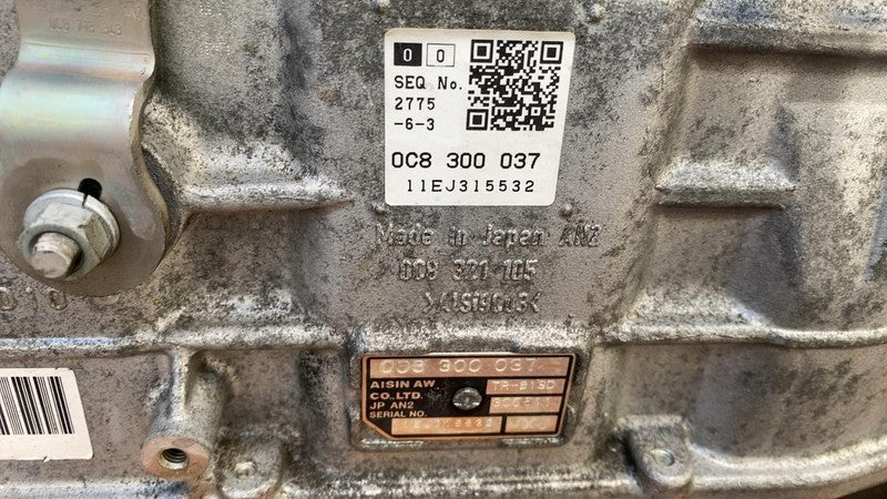 0C8300037 2011-2014 Porsche Cayenne Automatic Transmission Assembly A/T 4.8L Non-Turbo AWD