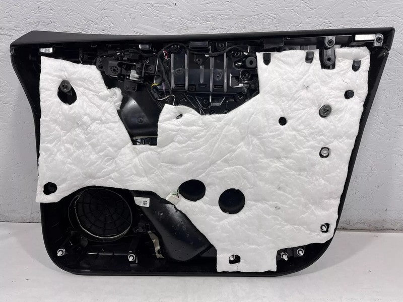 ⭕ 16-20 Model X Front Left Door Panel Trim Card Cover w/ Molding LH 10