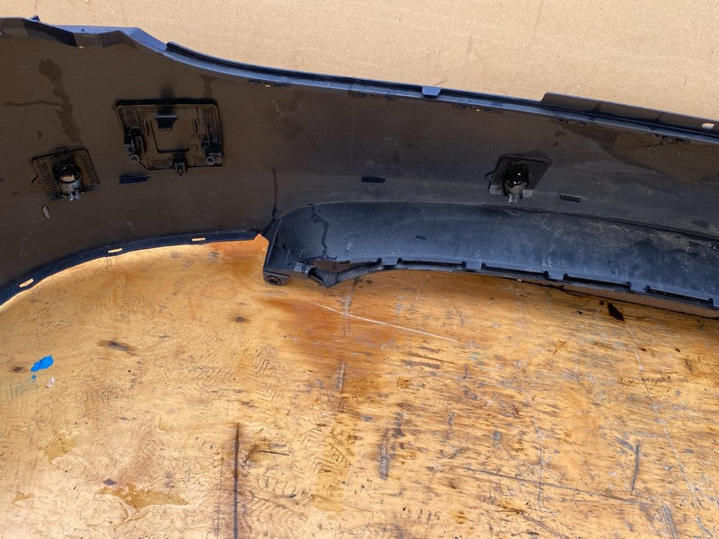 109747500A ⭕ 21-23 Tesla Model X Rear Bumper Cover Black w/ Park Sensor Holes 1097475-00-A