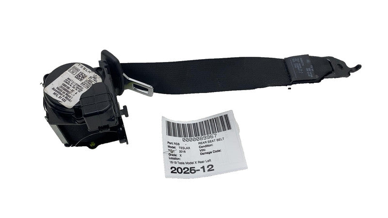 ⭕ 16-19 Model X MX Rear Left or Right 2nd Row Seat Belt & Retractor 10