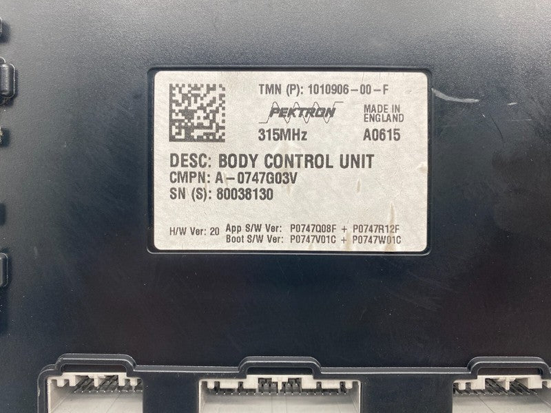 101090600F ⭕ 12-20 Tesla Model S Body Controller BCM Control Module (315MHZ) 1010906-00-F
