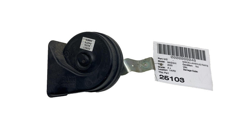 ⭕ 2014-2020 Maserati Ghibli FIAMM Low Pitch Tone Signal Sound Siren Ho