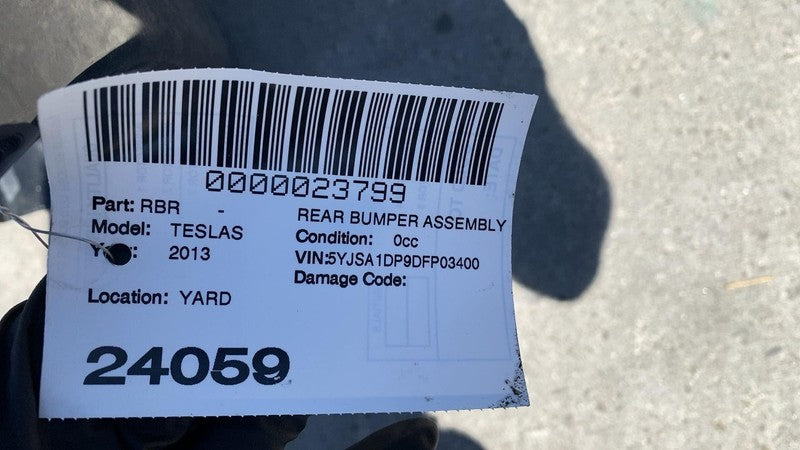 ⭕ 2012 2013 2014 2015 Tesla Model S MS Rear Bumper Cover Assembly Blue - PMMB