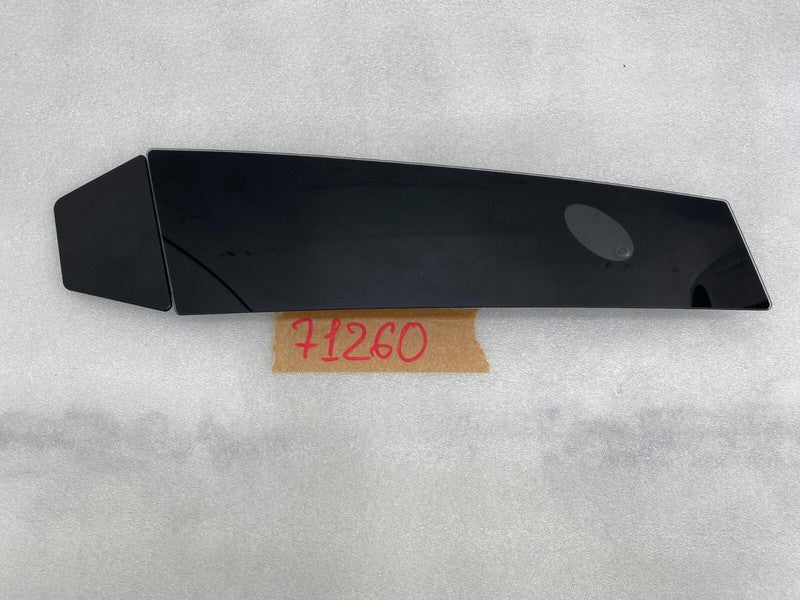 1100437 00 D 2017-2023 Tesla Model 3 M3 Driver Side B-Pillar Applique Glass with Camera Left