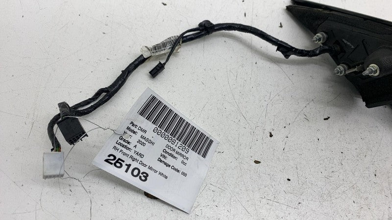 ⭕ 2017-2021 Maserati Ghibli Front Right Exterior Rear View Door Mirror