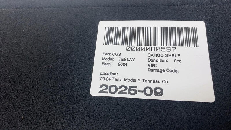 ⭕20-24 Model Y Rear Trunk Cargo Tonneau Cover Parcel Shelf End Item 16