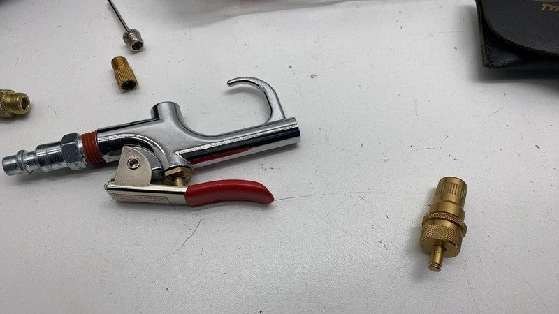 ⭕ Automotive TireJect Sealant Bead Leaks w/ Tire Deflator Air Blow Gun