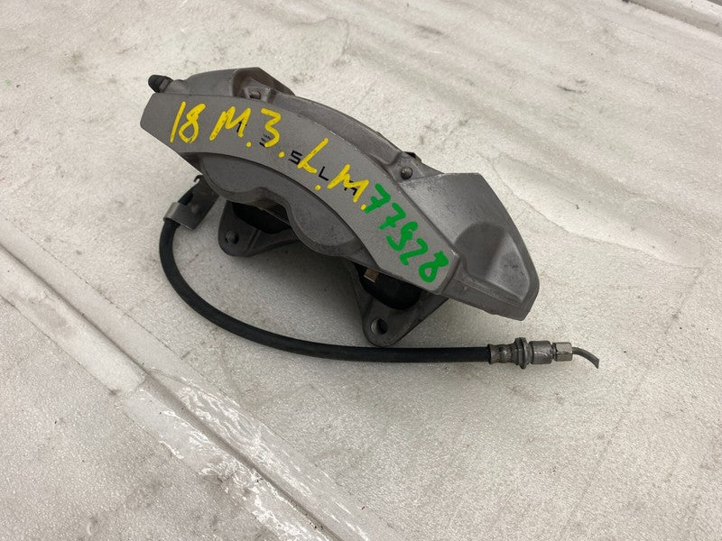 104462100D ⭕ 2017-2023 Model 3 Front Left Caliper w/ Brake Hose Line Left Base 1044621-00-D