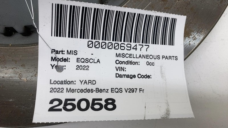 A2974230700 ⭕ 2022 Mercedes-Benz EQS 450+ Front Left or Right Brake Disc Rotor A2974230700