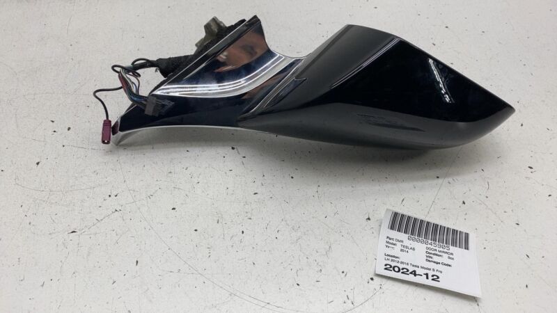 6005864-00-D ⭕ 2012-2015 Tesla Model S Left Exterior Rear Side View Door Mirror 6005864-00-D