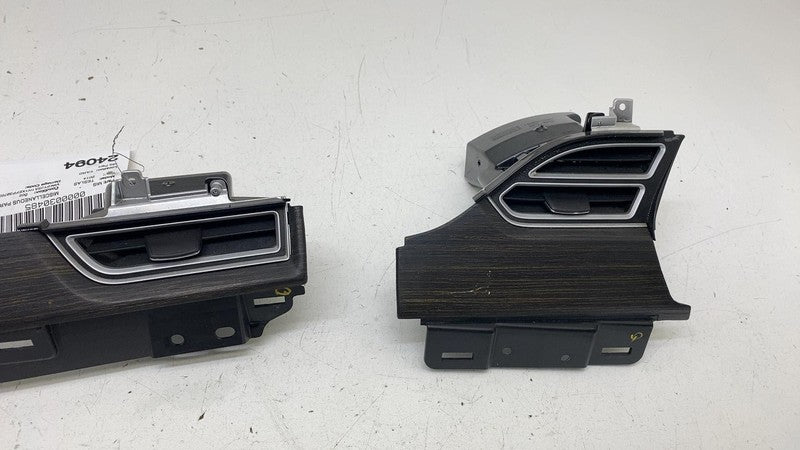 ⭕ 12-15 Model S Dash A/C Air Vent Outlet Dashboard Trim Panel SET 1004