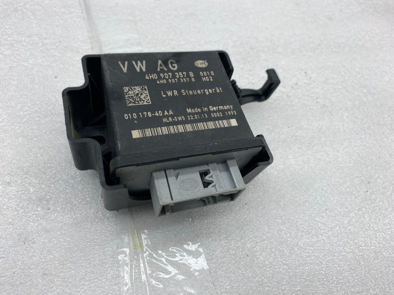 4H0 907 357 B ⭕ 12-17 Audi A6 A7 Headlight Head Lamp Range Control Module & Bracket 4H0907357B