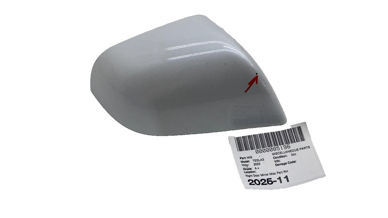⭕ 2017-2025 Model 3 Passenger Side Door Mirror Cover Skull Cap Right W