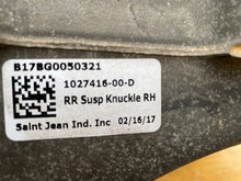 ⭕ 16-20 Model X MX Rear Right Spindle Knuckle w/ Hub & Dust Shield 1027416-00-D