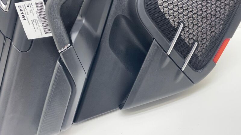 2011-2018 Porsche Cayenne S Rear Left Interior Door Panel Trim Cover Black OEM