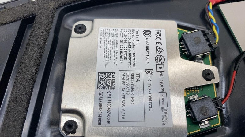 2017-2023 Tesla Model 3 Left B-Pillar Applique Glass Trim Molding 1100