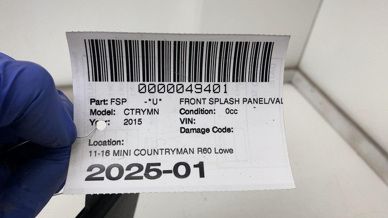5111 9802060 114 609 2013-2016 Mini Cooper Countryman Front Bumper Lower Valance Spoiler Cover Assy