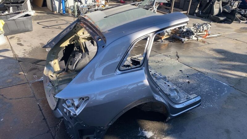 ⭕ 19-22 Audi e-Tron Q5 Prestige Rear Quarter Panel Structural Frame Gray LZ7F