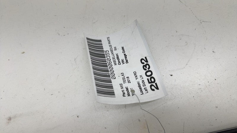 110043700B ⭕ 2017-2023 Tesla Model 3 Left B-Pillar Applique Glass Trim Molding 1100437-00-B