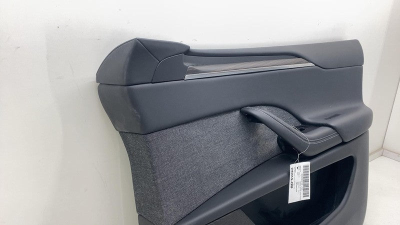 ⭕ 2021-2024 Model X Front Right Side Door Panel Trim Card RH Black 163