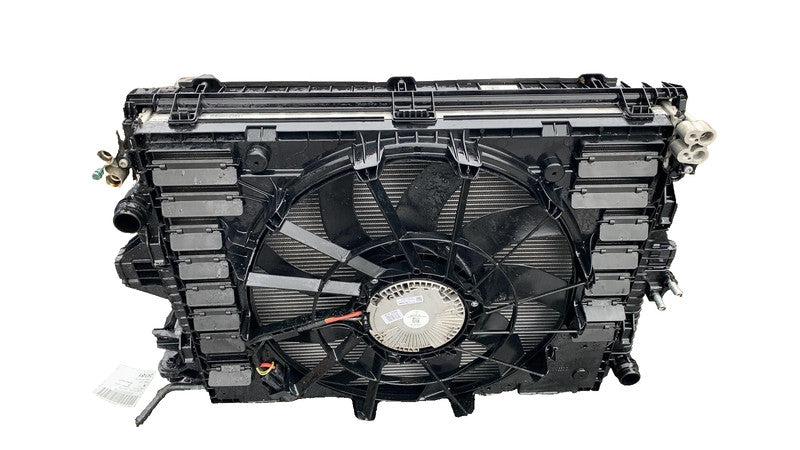 ⭕ 2011-2018 Porsche Cayenne Engine Radiator Cooling Fan Motor A/C Cond