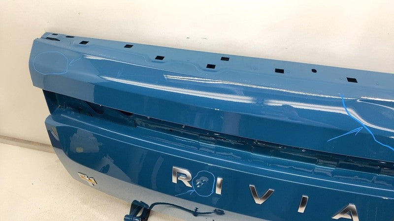 PT00000582-H ⭕ 2022-2024 Rivian R1T Truck Bed Door Tailgate Shell PT00000582H Blue - EXP007