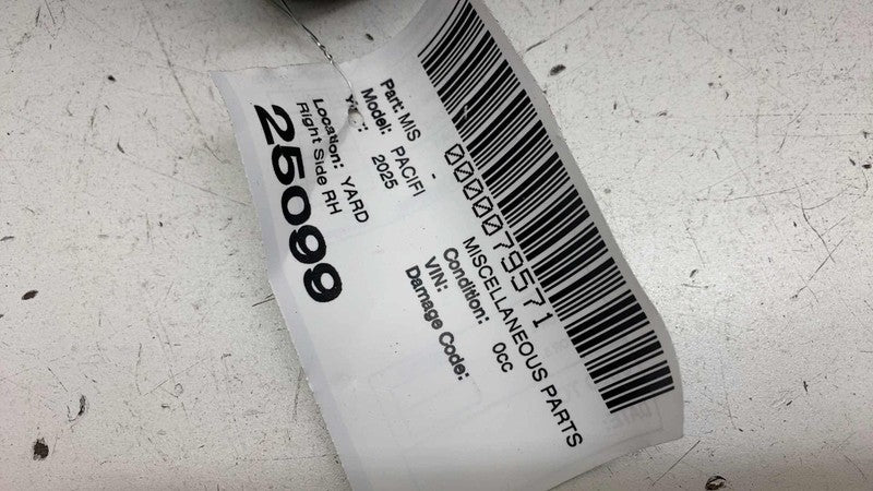 6EB00DX9AC ⭕ 2017-2025 Chrysler Pacifica Rear Right 2nd Row Seat Belt Retractor 6EB00DX9AC