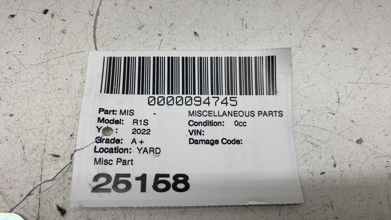 ⭕ 2022 Rivian EDV-700 Passenger Side Box Roller Door Lock Latch Right 