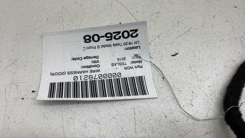 ⭕ 16-20 Tesla Model S Rear Driver Side Door Wiring Harness Cable Wire 