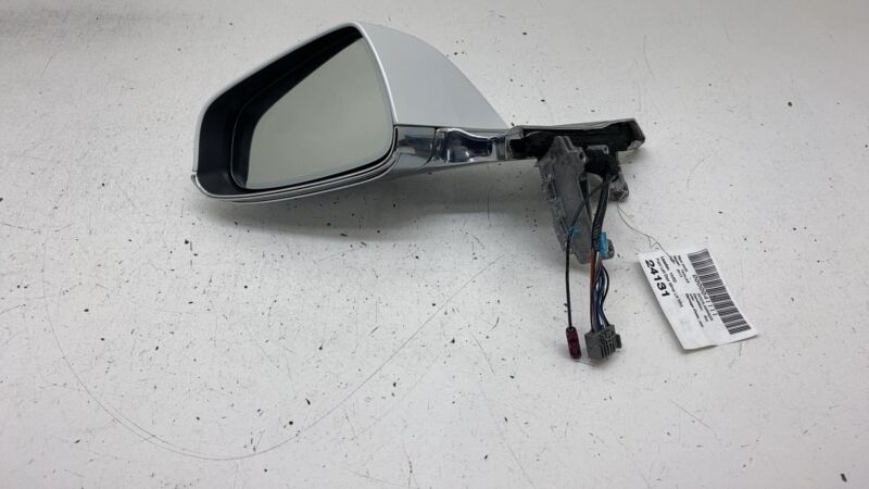 2012-2015 Tesla Model S MS Left Exterior Rear View Door Mirror LH  White PPSW