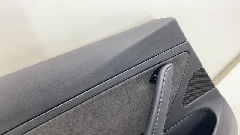 1105095-00-E 2017-2020 Tesla Model 3 M3 Rear Driver Side Door Panel Trim Cover Black Left LH