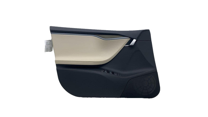 ⭕ 12-20 Model S Front Left Interior Door Panel Trim Card Cover OEM 600