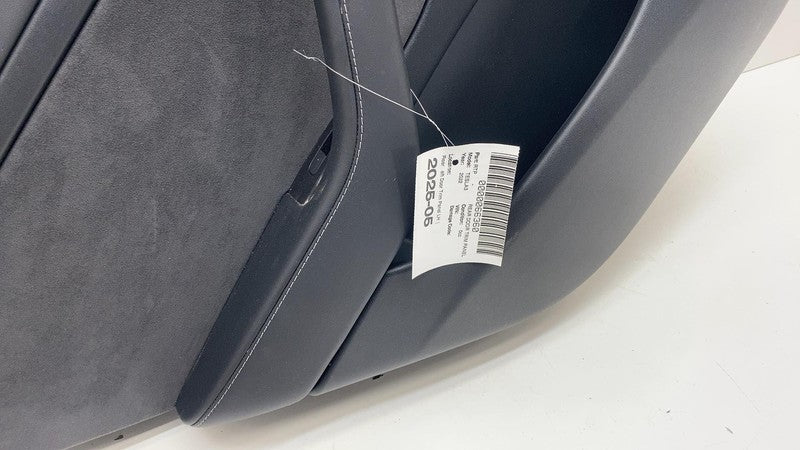 1608617-00-A ⭕ 21-23 Model 3 Rear Driver Side Interior Door Panel Trim Card Left 1608617-00-A