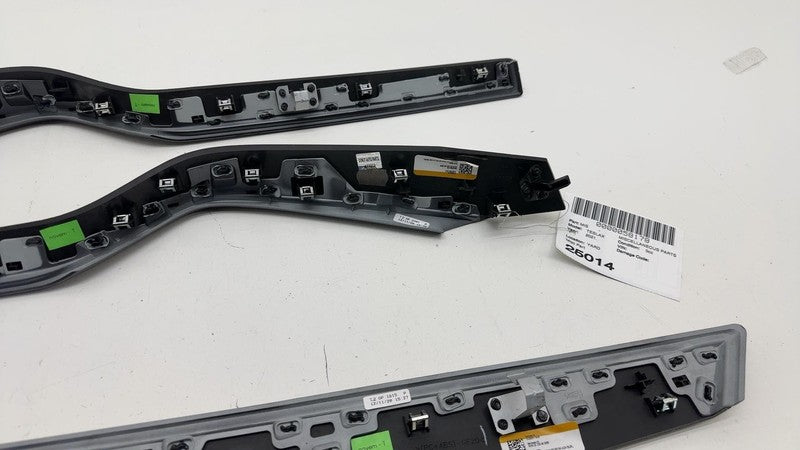 ⭕ 16-20 Tesla Model X SET of Front & Rear Left & Right Door Molding Tr