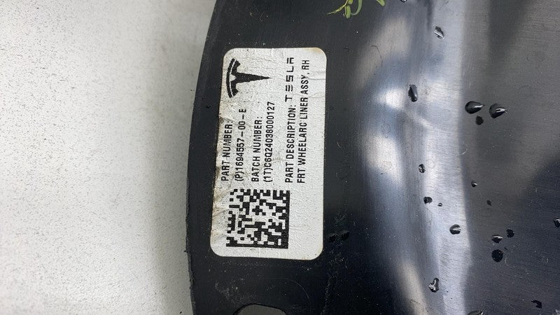 169455700E ⭕ 24 25 Tesla Model 3 Front Right Wheel Fender Liner Splash Shield 1694557-00-E