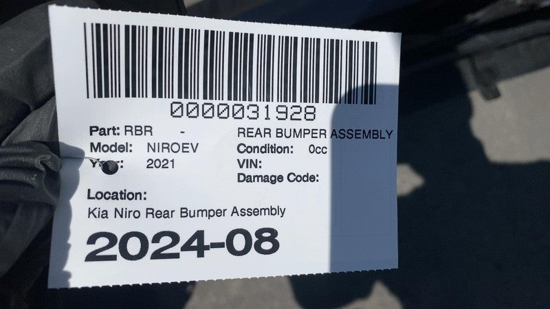 ⭕ 2020-2022 Kia Niro Rear Lower Bumper Cover w/ Lower Valance OEM 8660