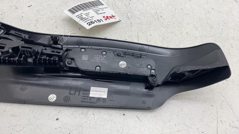 ⭕ 25-26 Tesla Model Y Front Left Seat Outboard Trim Panel w/ Switch 20