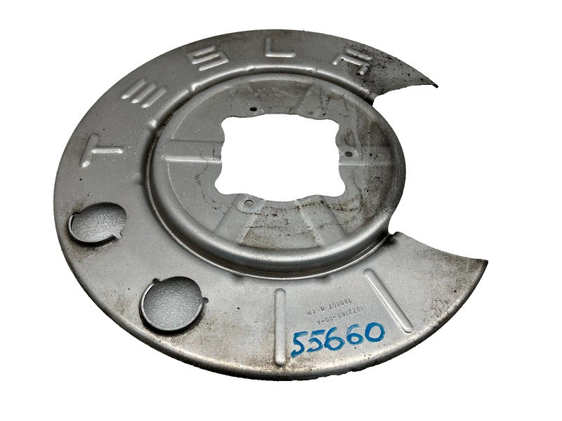 1072160 00 A ⭕16-20 Model S X Rear Driver Side Brake Disc Rotor Dust Shield Left 1072160-00-A