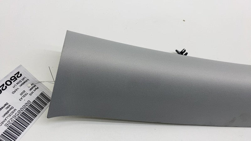 1086265 01 L 2017-2023 Tesla Model 3 M3 Rear Left C-Pillar Upper Side Rail Trim Panel Cover
