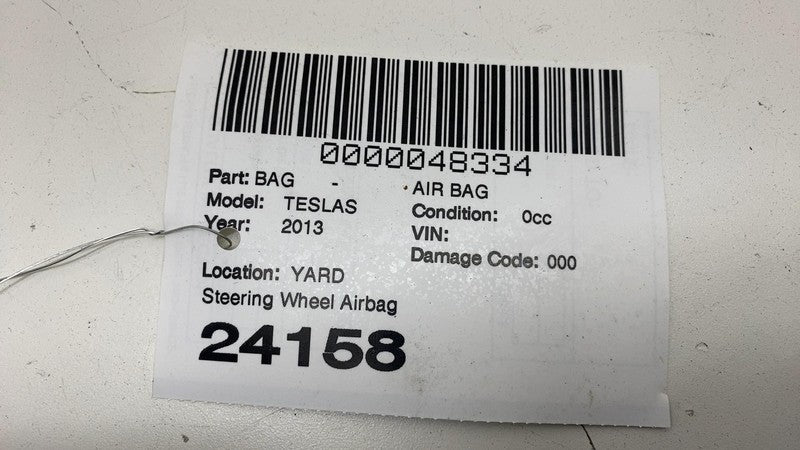1023381-01-A ⭕ 12-15 Model S MS Steering Wheel Airbag w/ Control Switch & Bezel 1023381-01-A