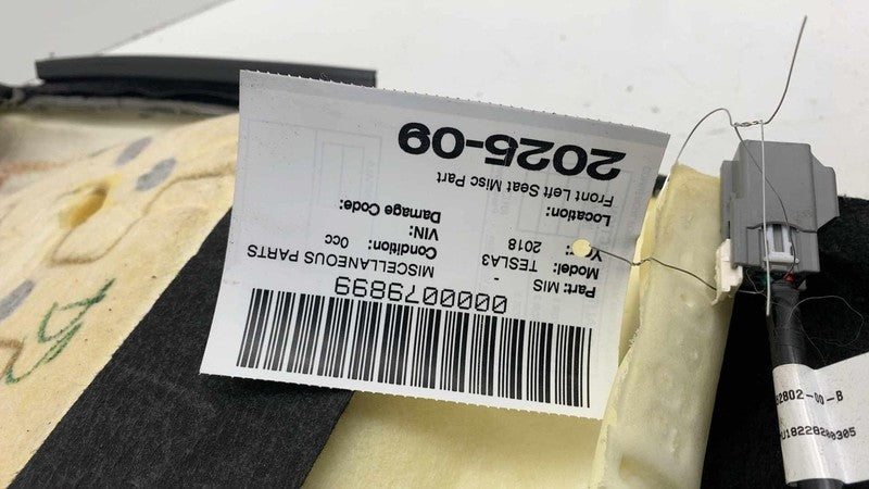 ⭕ 2017-2023 Tesla Model 3 M3 Front Left Side Seat Lower Cushion Leathe