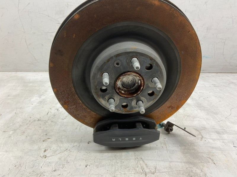 ⭕ 12-20 Tesla Model S MS Rear Right Spindle Knuckle & Wheel Hub Rotor 