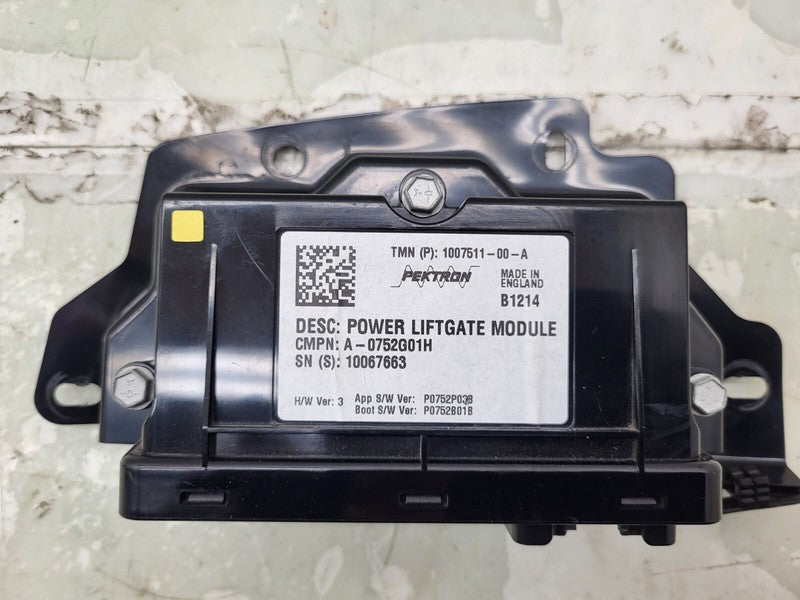 1007511 00 A ⭕12-15 Model S Power Trunk Liftgate Control Module w/ Mount Bracket 1007511-00-A
