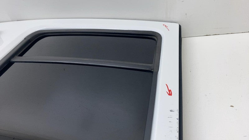 ⭕ 12-18 Jeep Wrangler Rear Passenger Door Panel + Window Glass Right White - PW7