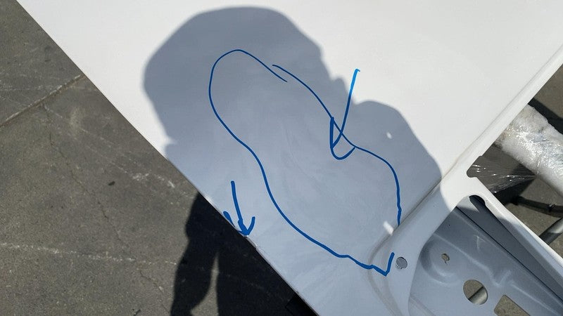 ⭕ 2015-2020 Ford F-150 Crew Cab Front Right Door Shell Panel Lead Foot White OEM