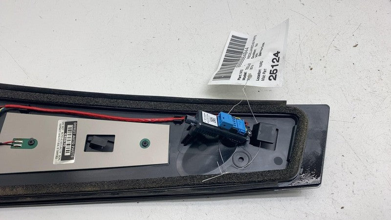 ⭕ 17-23 Model 3 Left B-Pillar Applique Glass Trim Molding w/ Camera 11