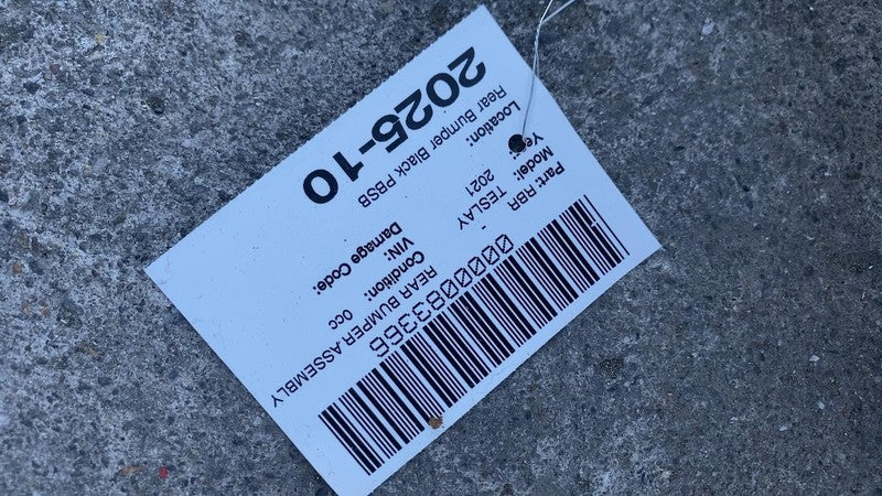 ⭕ 20-23 Model Y Rear Bumper Cover Black - PBSB with Valance suit w/ Pa